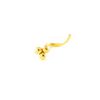 Mondepetit - Yellow Gold 9K Nose Piercing Balls Shine