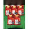 5 X 3M Medium Wire Hooks - 2 Hooks 3 Strips EACH - Holds 2 lbs White