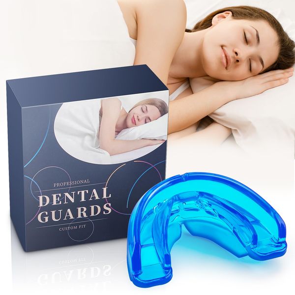 Anti Snoring Mouthpiece Devices Snoring Aids for Men and Women,Effective Ready to Use Stop Snoring Anti Snore Mouth Guard,Soft and Comfortable Reduce Sleep Apnea Snoring,Bring Quiet Night,Blue