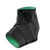 MUELLER Sports Medicine Green Adjustable Ankle Support Brace, Ankle Pain Relief Support for Men and Women, Ideal for Sprains, Strains, Arthritis, Black, One Size