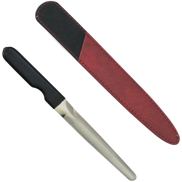 Karasawa Nail File with Storage Case (Red)