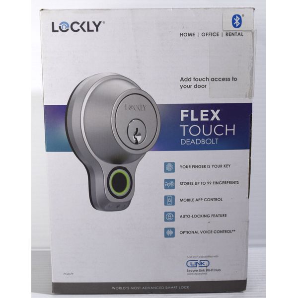 LOCKLY Flex Touch DEADPOLT PGD7Y 3D Biometric Fingerprint Sensor - NEW SEALED