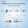 Compatible with Symmons TA-4 Hot & Cold Reversible Seat Kit Temptrol