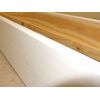 Strictlybedsandbunks Bed Parts - replacement white solid pine bed side rails - set of two siderails, includes all fixings