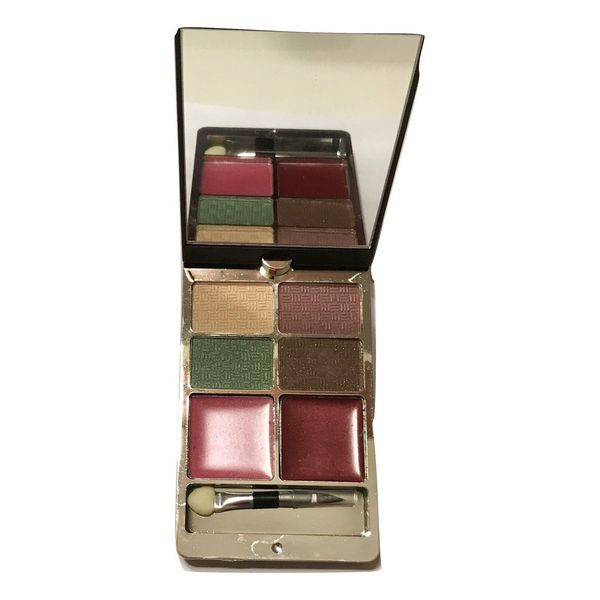 Willi Smith 6 Eye Shadow & Lip Multi Color Compact Mirror Set