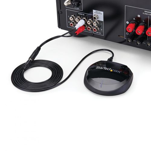 StarTech.com Bluetooth 5.0 Audio Receiver NFC, BT/Bluetooth Wireless Audio Adapter, 3.5mm/RCA or Digital Toslink Output, HiFi Wolfson DAC