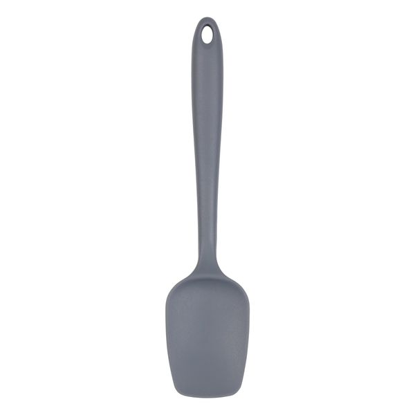 Tala Silicone Spatula Spoon in Grey Colour, Heat Resistant up to 240 Degrees and Ideal for Serving all Tasks of Sauces and Soups, Ideal to use with Non-Stick Cookware, Dishwasher Safe