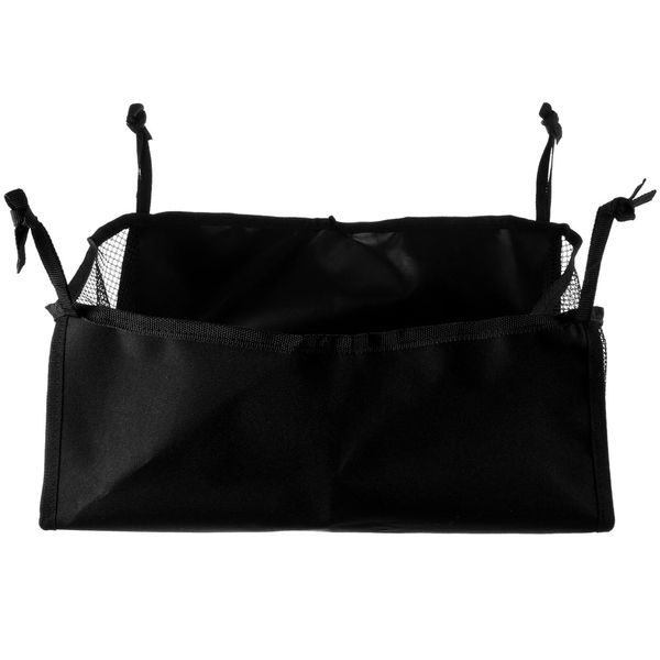 Under Chair Wheelchair Bag Stroller Storage Bag Backpack Accessories Movable Storage Bag under Wheelchair Seat Black Walker Oxford Cloth, Polyester Bag Wheelchair Net Bag