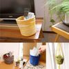 ORIKAGO Basket SS - Storage Basket Black Small Trash Can Kitchen Entryway Trinket Storage - Basic Black
