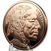 1oz Buffalo Nickel .999 Fine Copper Round Size: 39mm