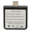 ID Mobile Phone Card Reader, Type C Interface 125Khz Portable Smart Card Reader Compatible with Phones, Stable Performance, Plug and Play (Black)