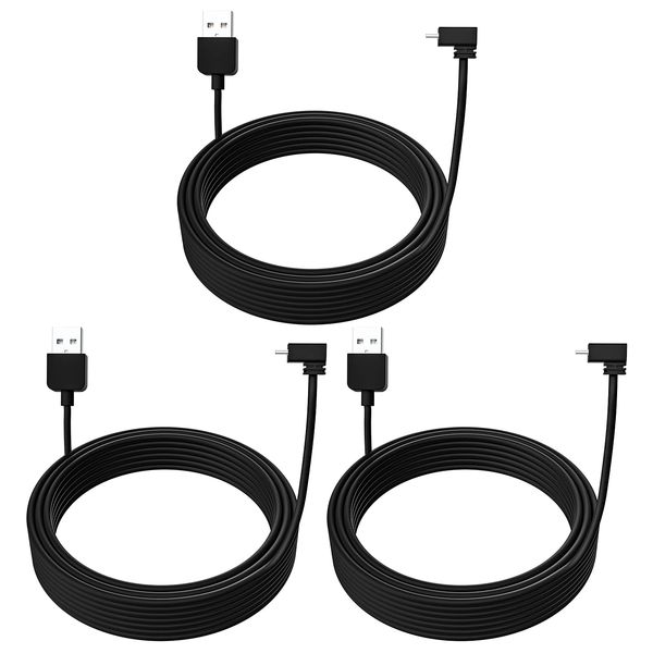 Blink Outdoor Home Cam Charging Cable BECEMURU 19.6ft/6m Weatherproof Cable for Blink Outdoor Security Camera(3 Pack)