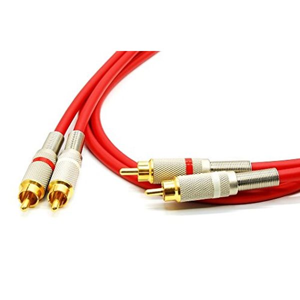 RCA Audio Cable Canare L4E6S (Red) 2.0 ft (62 cm) [Red Pair]