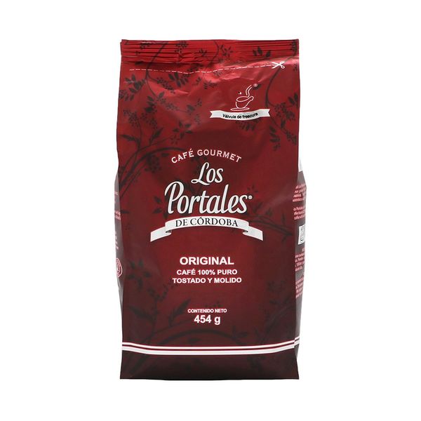 Mexican Los Portales Original Ground Coffee, 16 Ounces