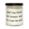 Beautiful Web Developer Scent Candle, Smart Sexy Talented Web., Present for Friends, Motivational Gifts from Team Leader, Web Developer Love, Web Developer Scented Candle, Web Developer Gift
