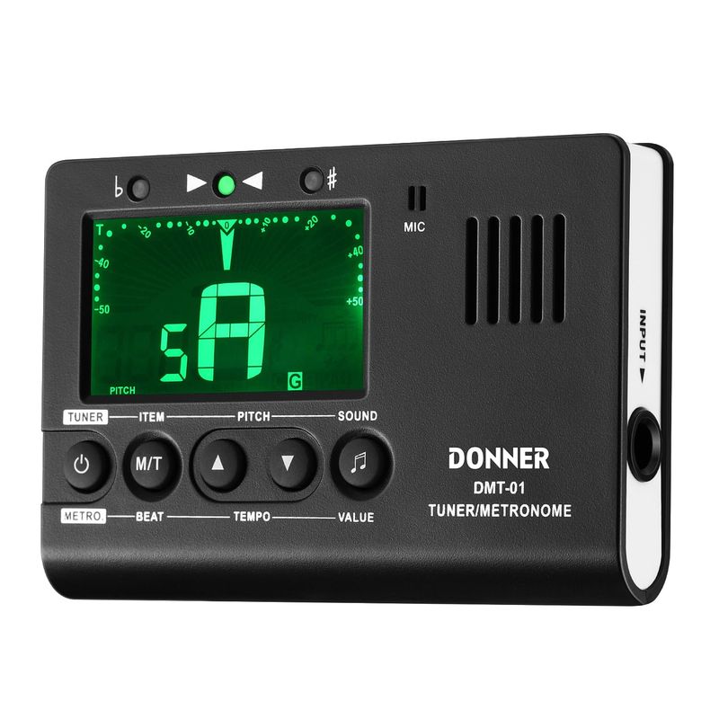 Donner DMT-01 Digital Metronome Tuner Tone Generator 3 in 1 for Guitar ...