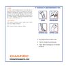 CHAMPION Self-Adhering Elastic Bandage Adjustable Wrap, Beige, Universal, 4 Inch Wide