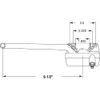 Truth TH 23021 9-1/2 In. Single-Arm Left-Hand Casement Operator (Single Pack)