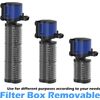 Fish Tank Filter Powerful 400GPH for 75-200 Gallon Large Aquarium Small