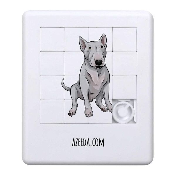 'White Bull Terrier' Sliding Puzzle (PZ00017723)