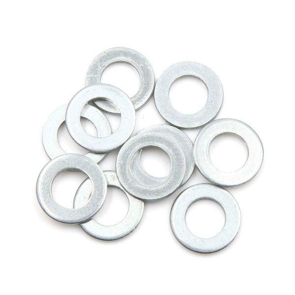 X AUTOHAUX 10pcs Universal Engine Oil Crush Washers Drain Plug Gaskets 10mm ID. 18mm OD. for Car