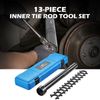 13pc Inner Tie Rod Removal and Installation Tool Set Mechanics Kit with Case