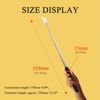 Fingers Telescopic Teachers Pointer,Teaching Pointer Stick for Classroom,Metal Hand Retractable Pointer Extended Length 21.65Inch,Handheld Presenter Whiteboard Pointer (Black)