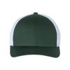 Richardson Fitted Trucker with R-Flex S/M Dark Green/ White