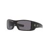 Oakley Men's OO9101 Batwolf Rectangular Sunglasses, Matte Black/Prizm Grey Polarized, 27 mm
