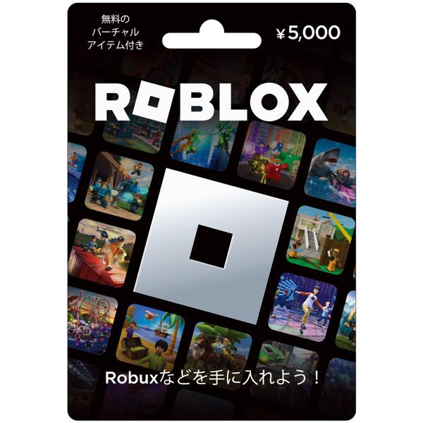 Roblox Gift Card - ¥5,000 [Includes Exclusive Virtual Items] | Card Edition