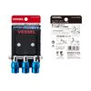 Vessel QB-10MB3B Quick Catcher 3 Row Holder with Magnet, Blue