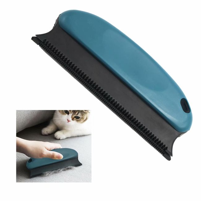 RICISUNG Hair Loss Brush, For Cleaning Cats, Dogs, Pet Hair, Cleaning Combs, Comforters, Carpets, Etc., Blue, Sofa Bed, Ocean Blue