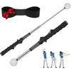Retractable Golf Swing Training Aid – Portable Grip Trainer with Click Feedback 