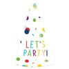 (PKT) 8 Confetti Birthday Party Hats
