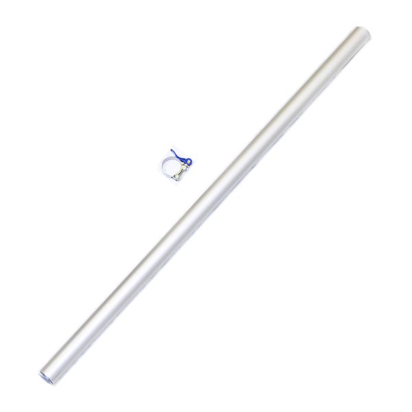 Gutter Vacuum Pole Lightweight Aerospace Aluminium (51mm Diameter) with Quick Release Clamp