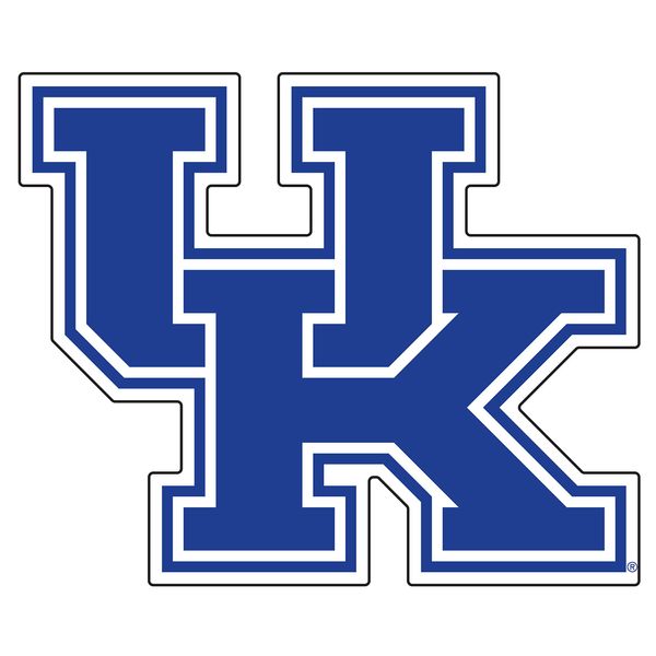 Kentucky Wildcats, Blue/ White UK, Large Premium Vinyl Decal, Cornhole,