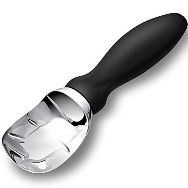 Rainspire Ice Cream Scoop Stainless Steel with Comfortable Handle Ice Cream S...