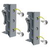 DIN Rail MOUNTING KIT for ES-357,Plastic, Mounting Hardware Computer Brackets, Qty X 1 | MK-048