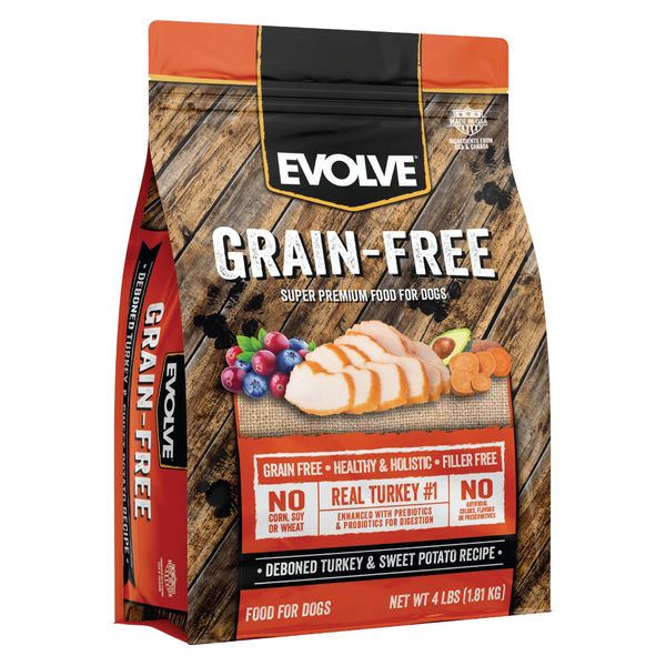 Evolve Grain Free Deboned Turkey and Sweet Potato Dog Food