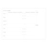 Filofax Personal Organiser Activity Planner Refill, White