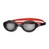 Zoggs Unisex's Phantom 2.0 Swimming Goggles, Black/Red/Smoke, One Size