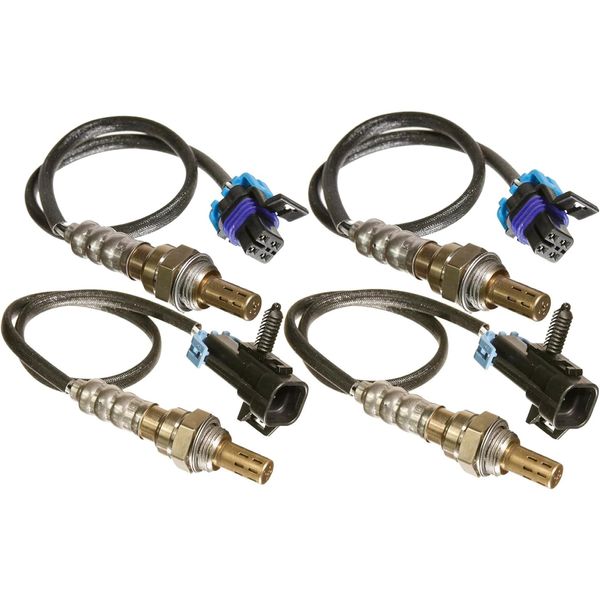 Ywim 2 Pairs Oxygen Sensor Compatible with Chevy 2006 2007 Silverado 1500,Tahoe,2007 Silverado 1500 Classic,Suburban 1500,Avalanche,Suburban 2500 Upper And Lower O2 Sensor 234-4337 234-4112