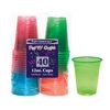 Party Essentials Soft Plastic 12-Ounce Party Cups/Tumblers, 40-Count, Assorted Neon