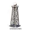 HO Scale SEARCHLIGHT TOWER - LIGHTED Built-up Ready to Use Model Power New 631