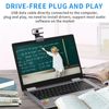 480P Webcam Built-in Microphone, Rotating Webcam Laptop Streaming/Gaming Video Recording