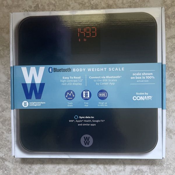 Weight Watchers WW Bluetooth Body Weight Scale by CONAIR New