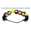 Kiwi Daisy Rasta Floral Crown Flower Headband