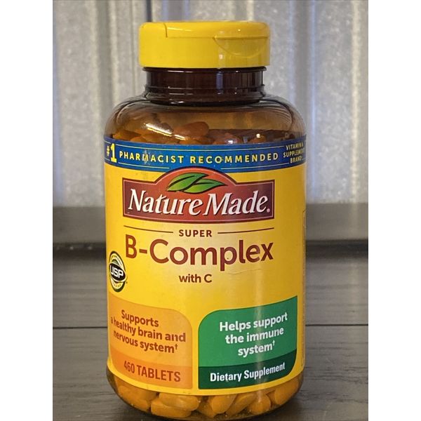 Nature Made Super B-Complex with Vitamin C 460 Tablets