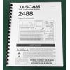 Tascam 2488 Owner's Manual: Comb Bound & Protective Covers!