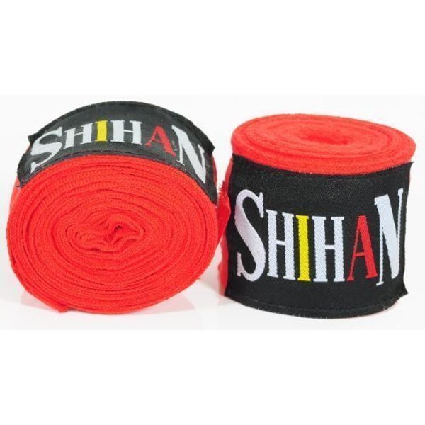 Hand Wraps KICKBOXING SHIHAN - 1 Pair RED